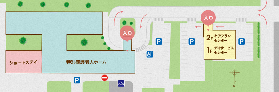 敷地案内図マップ